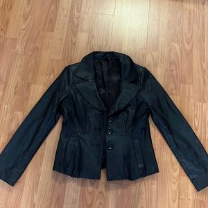 Guess leather jacket size L